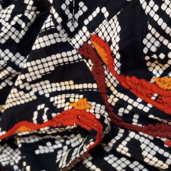 Floreat by Anthropologie XS Dress Fringe Beaded Crochet Embroidered - Picture 4 of 12